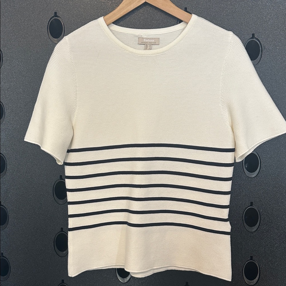 Barbour Knit Short Sleeve Top